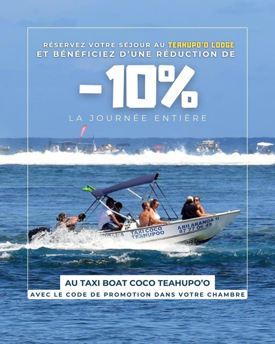 Teahupoo Teahupo'O Lodge - Cosy Studio Climatise Pa'Aihere - Entre Randonnees Et Activites Nautiques מראה חיצוני תמונה